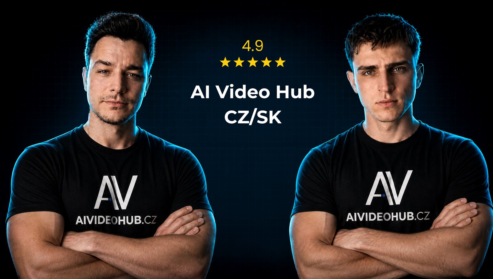 Bruno Duhár a Daniel Kráľ, zakladatelé AI Video Hub